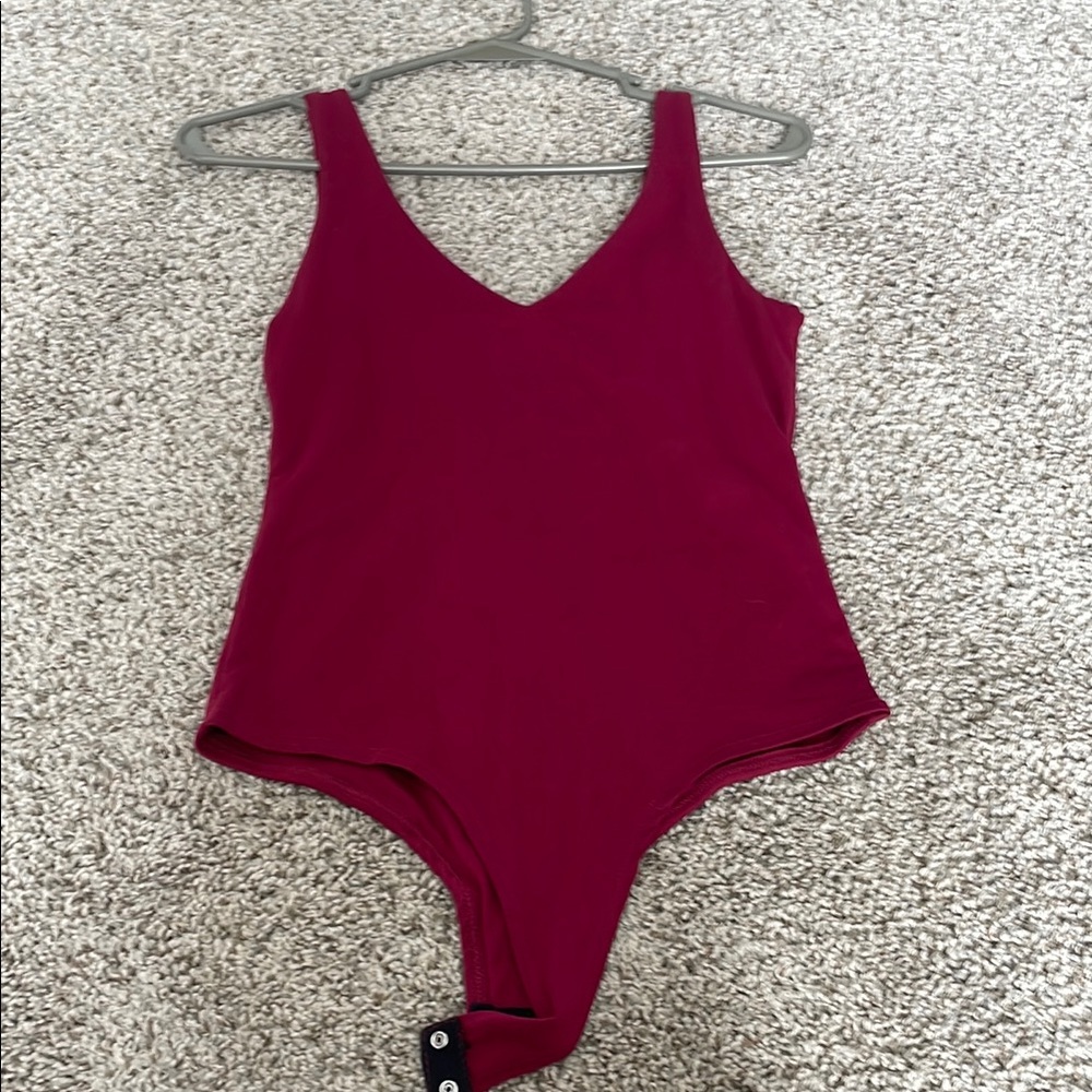 Sincerely Jules Bodysuit - Deep Burgundy